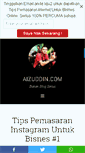 Mobile Screenshot of aizuddin.com